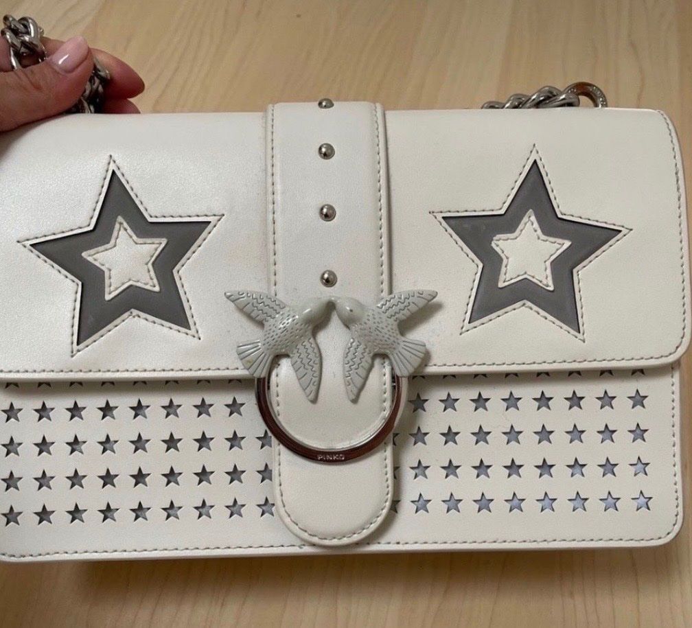 Pinko Taschen für Damen: Pinko Ledertasche weiss – Gebraucht aus Arch von Kiki99kiki 1