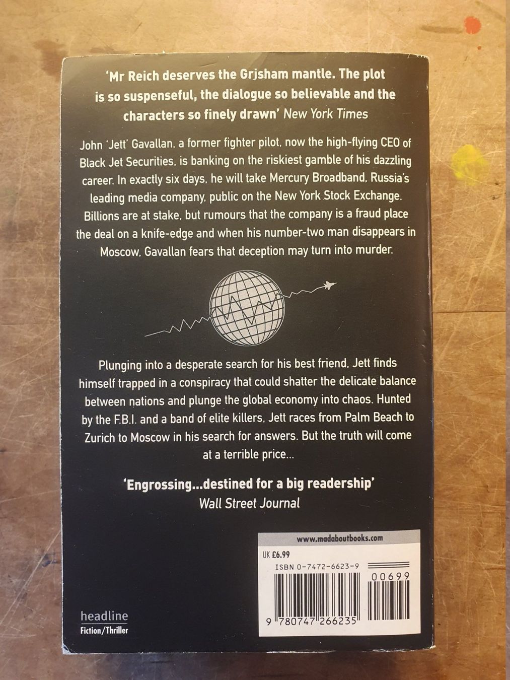 Libri: The First Billion - Christopher Reich – Usato da Zürich venduto da loosebone 9