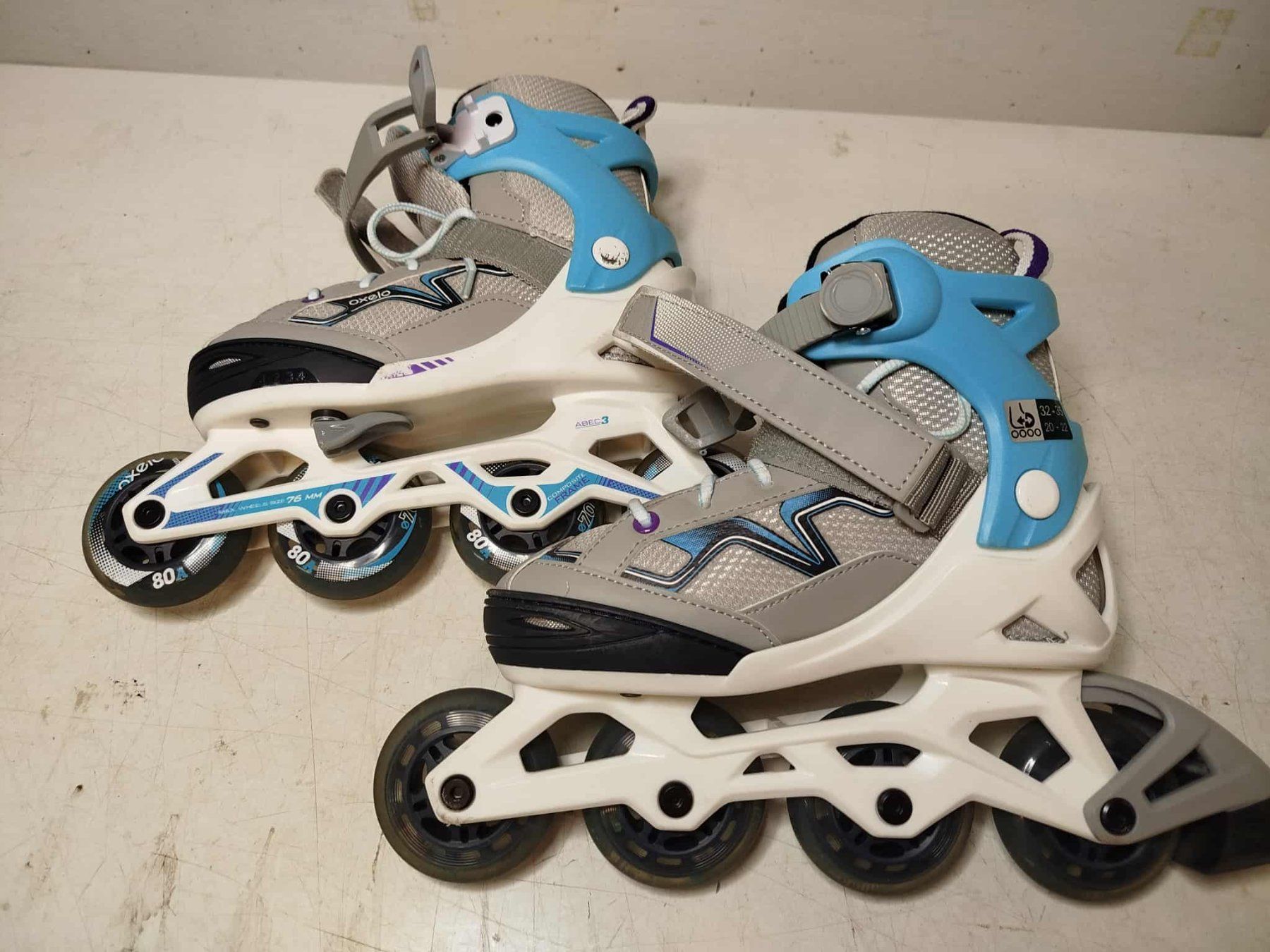 Pattini in linea & Pattini a rotelle: Patins à roulettes Oxelo – Usato da La Chaux-de-Fonds venduto da Emmaus2300CDF 2