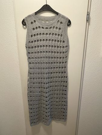 Strand/Sommer Strickkleid mit Lochmuster