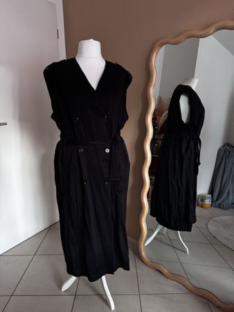Vesten-Kleid schwarz, XXL