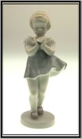 Blumenmädchen um 1920 Metzler & Ortloff Porzellanfigur🍀