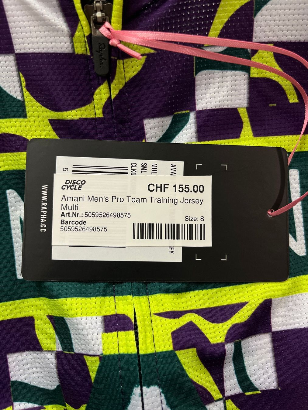 Rapha Canottiere & Pantaloni: % Rapha Men's Amani Pro Team Training Jersey - Multi S – Nuovo e nell'imballaggio originale da Bern venduto da Disco_Cycle 2