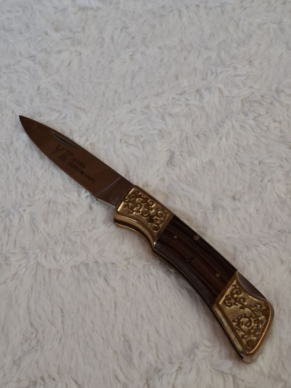 Taschenmesser:  Mark Sporting Knife Klappmesser mit Stahlklinge – Gebraucht aus Riniken von bro_slk8