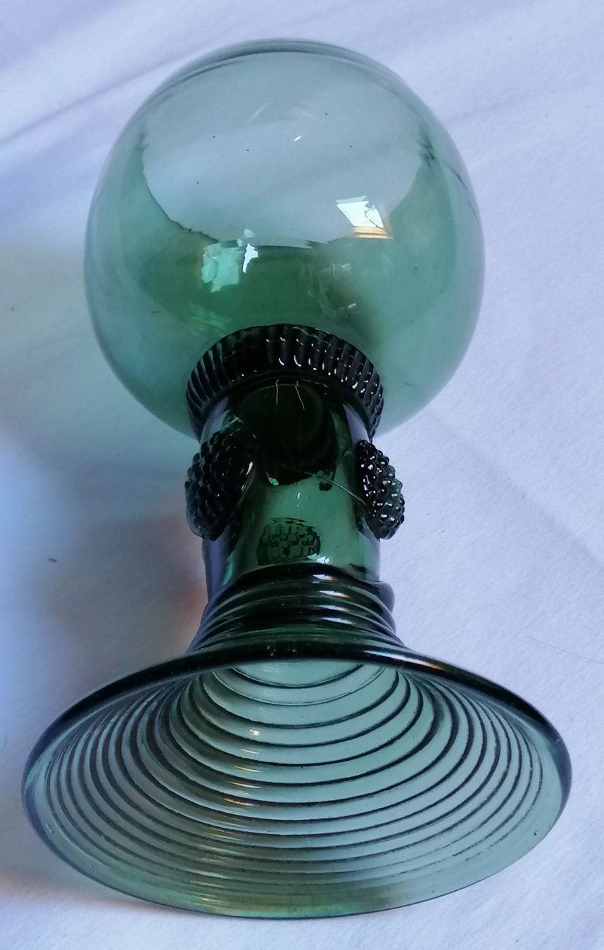 Gläser: Weinglas antik, Höhe 12.5 cm, um 1850-1880 – Gebraucht aus Oberriet SG von Atir47 2