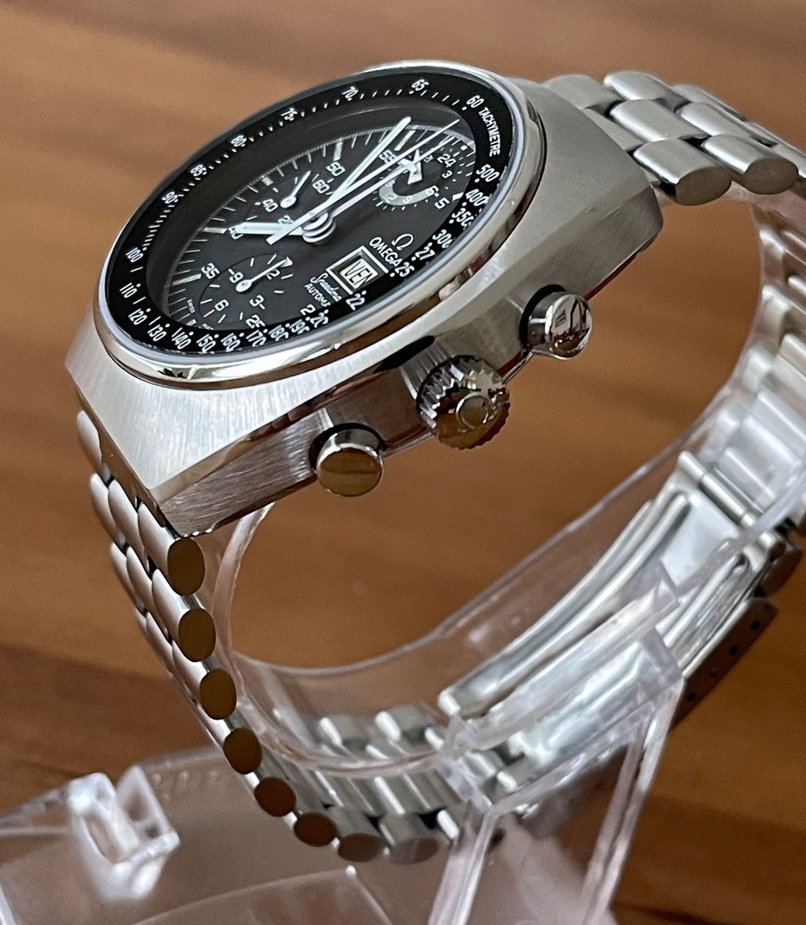Omega Uhren: Omega Speedmaster Mark 4.5 Automatic 176.0012 inkl. Revision – Gebraucht aus Embrach von  7