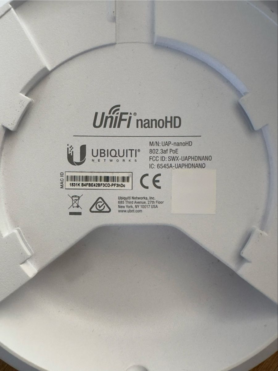Ubiquiti Modem & Router: Ubiquiti AC Nano HD – Usato da Cham venduto da totoros