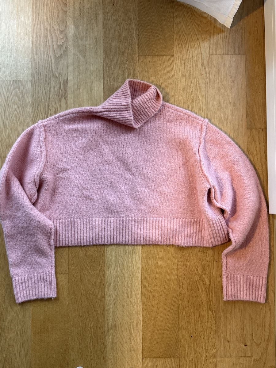 Zara Maglioni & Felpe: Zara Damenpullover Rosa Gr. S Cropped Rollkragenpullover – Usato da Ebikon venduto da her_82yr 3