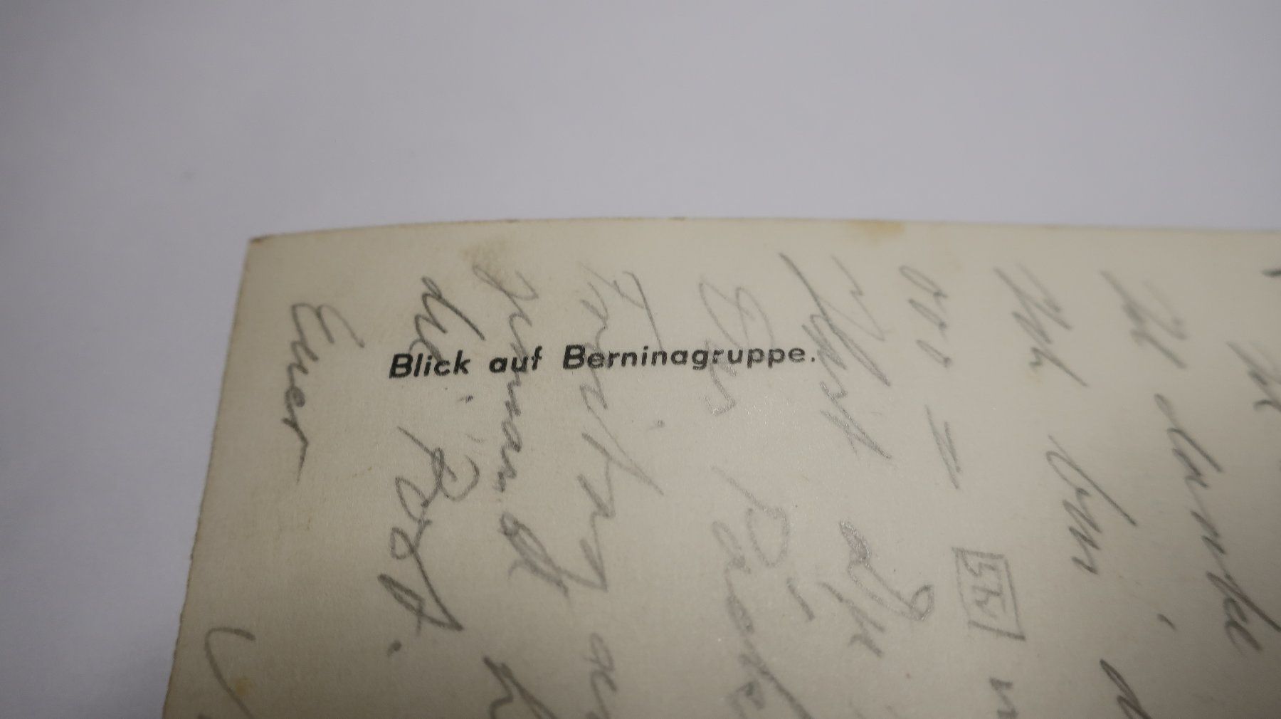 Cartoline postali: Blick auf Berninagruppe  1949 – Usato da Cormoret venduto da Pascalll2001 5