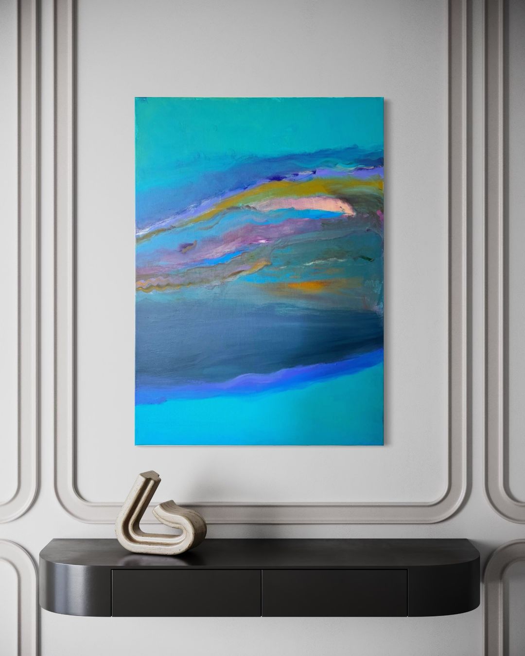 Dipinti: Original Abstract Painting on Canvas - "Blue Dream" – Nuovo (secondo la descrizione) da Zürich venduto da alieacelina 6