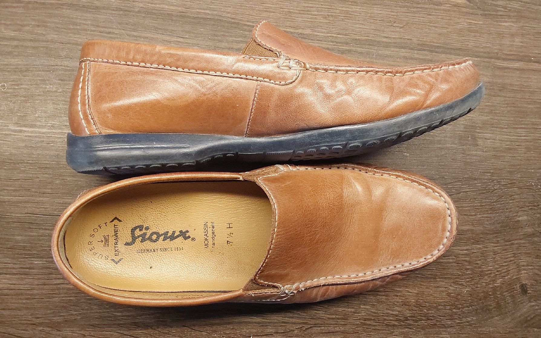 Herrenschuhe: Mokassins Herren Sioux 7.5 braun – Neu (gemäss Beschreibung) aus Köniz von scopello12 2
