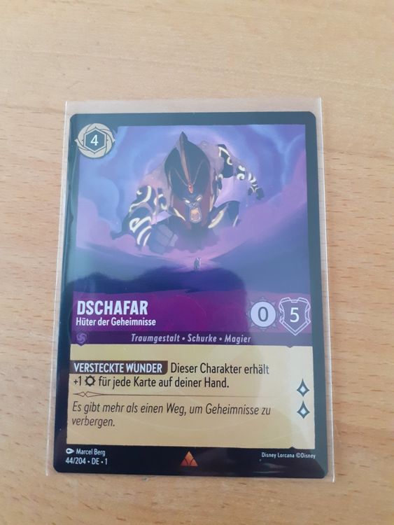 Lorcana - DE - DSCHAFAR - RARE KARTE - 44/204 | Kaufen auf Ricardo