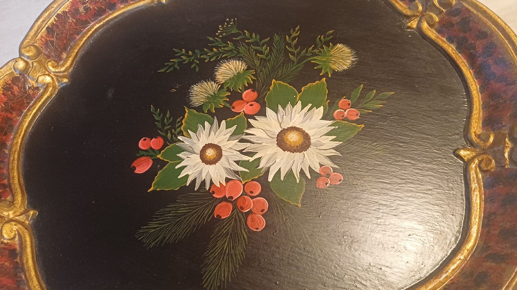 Assiettes: 2 Schöne Wandteller Handbemalt  – D'occasion à Flawil par Naphtali 1