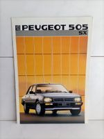 Brochure Catalogue Peugeot 505 1986 SX (1F686)
