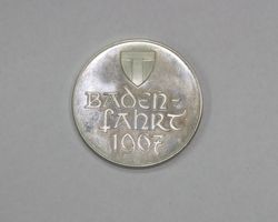 1 Silber-Medaille Badenfahrt 1967 18 Gramm
