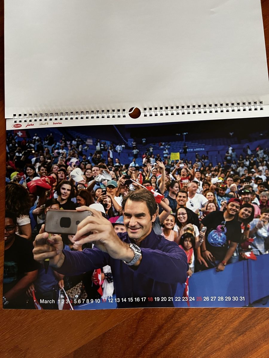 Calendari: Roger Federer Kalender – Usato da Kloten venduto da pae_wq5j 2