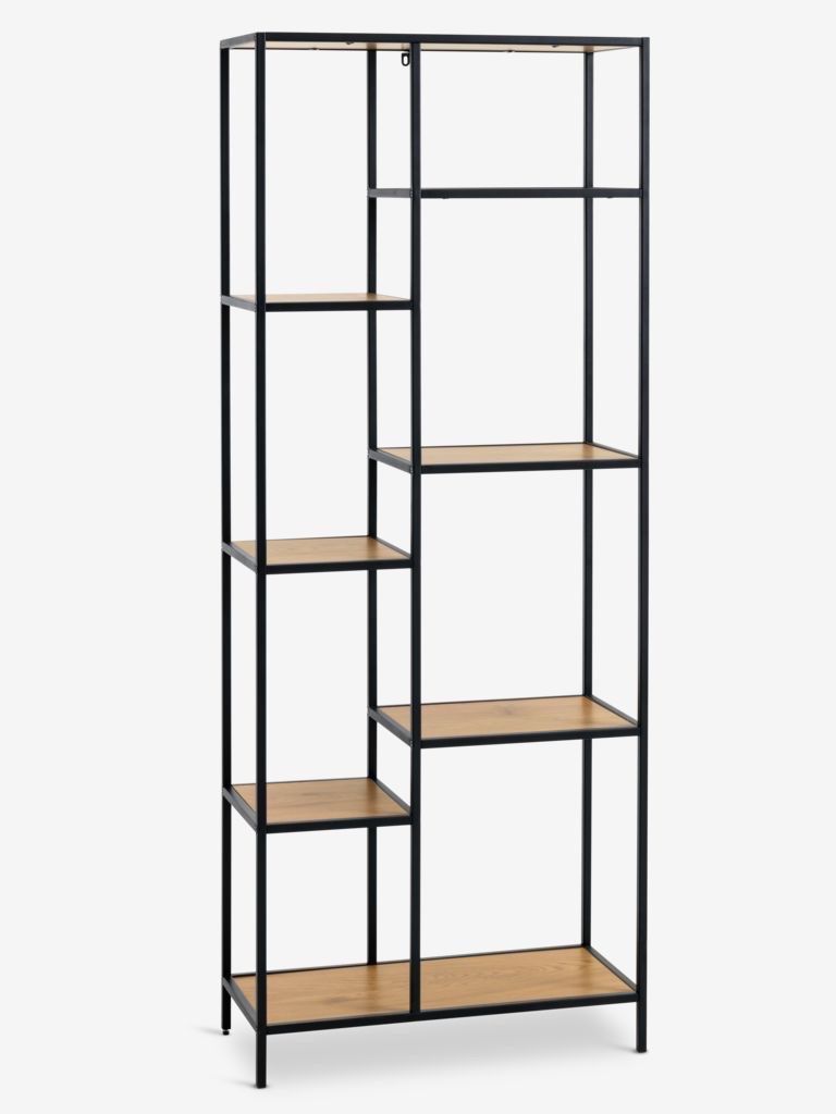Scaffali: Regal TRAPPEDAL 7 Regale schwarz/Eiche warm – Nuovo (secondo la descrizione) da Bern venduto da jp62