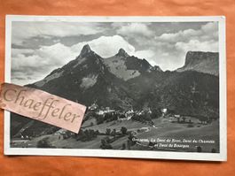 Gruyères, La Dent de Chamois et Dent de Bourgoz