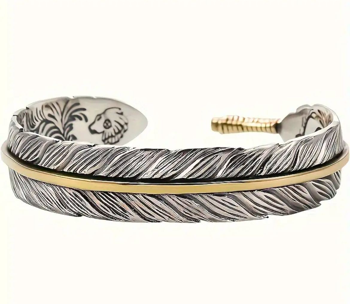 Bracciali & Braccialetti: Armreif/ Armband Feder – Nuovo e nell'imballaggio originale da Gams venduto da Mariawicca 1