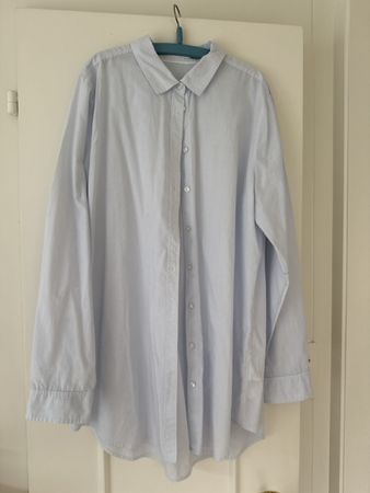 Opus Damen Hemd Bluse Gr. 42 Hellblau Top Zustand!