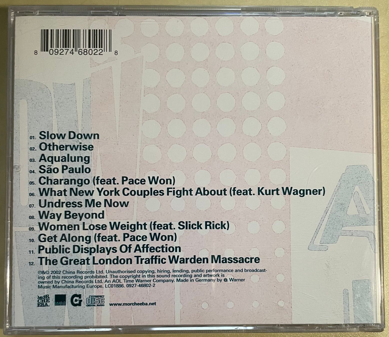 CDs: Morcheeba - Charango – D'occasion à Brunnen par Barfly5 1