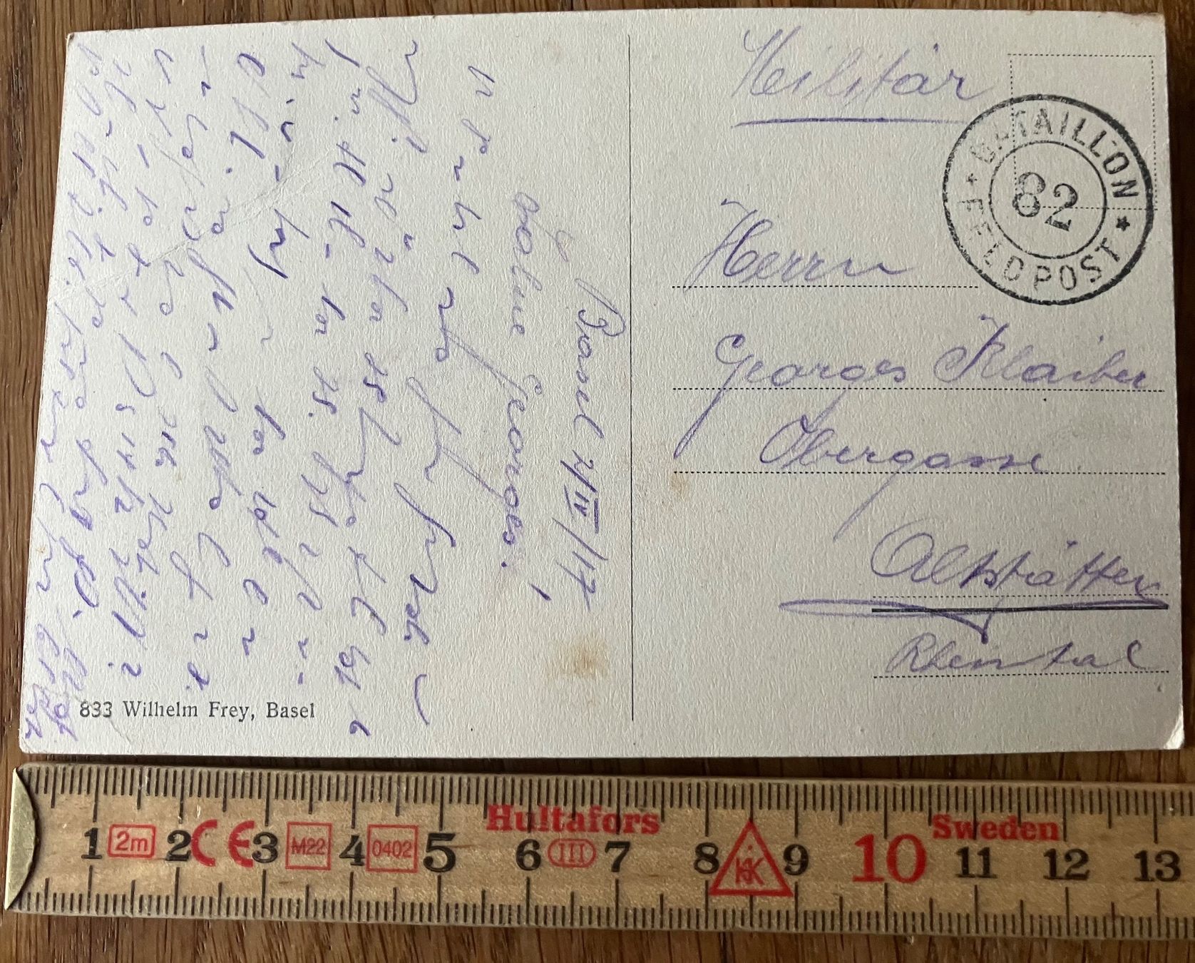 Cartoline postali: Ansichtskarte Basel – Usato da Waldstatt venduto da breitaxt 1