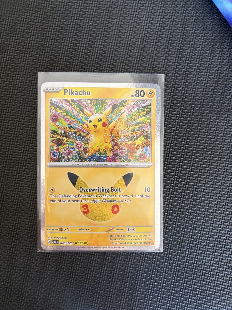 Pokémon Carte collezionabili: Pikachu 30th Celebration 040/128 | 18/30 EN – Nuovo (secondo la descrizione) da Horgen venduto da missgia 3