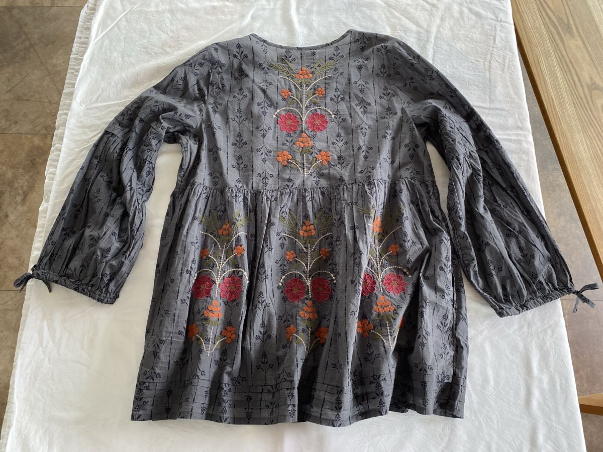 Gudrun Sjöden Tuniken: Blouse-tunique brodée t. M – Neu (gemäss Beschreibung) aus Lonay von Ikoko 1