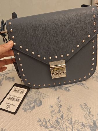 MCM Tasche blau mit Nieten neu mit Etikett