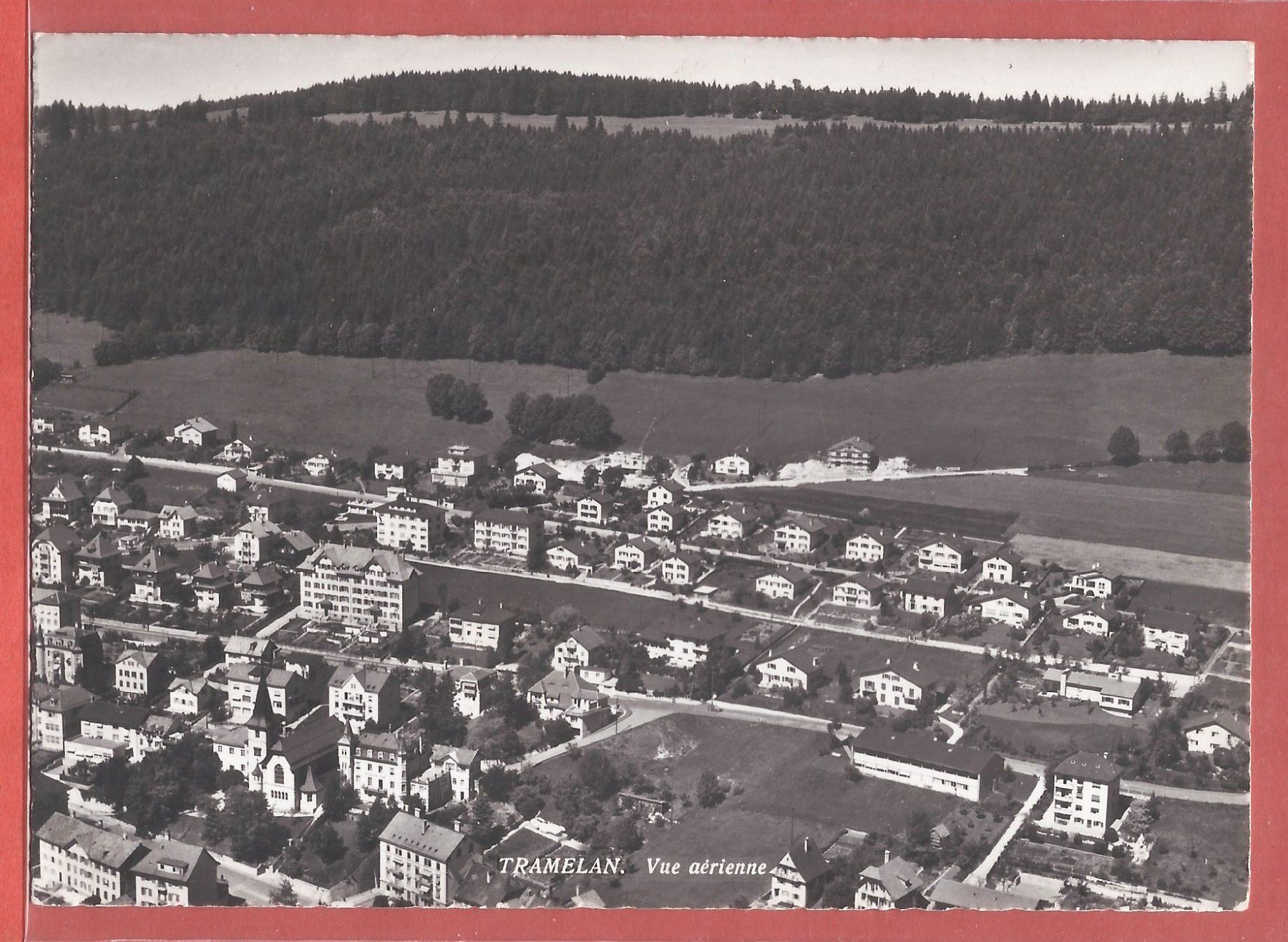 Cartoline postali: Tramelan - Flugaufnahme 1963 – Usato da Fislisbach venduto da Porano