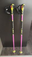 Leki ski poles pink black with trigger system used