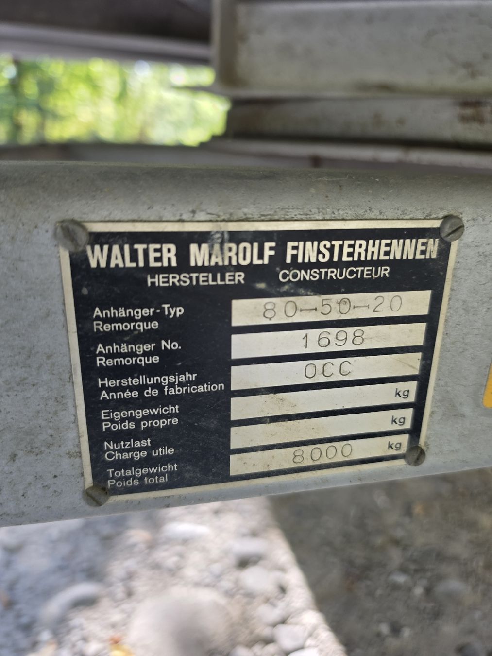 Marolf Rimorchi: 4 Rad Wagen Marolf ab 1.- – Usato da Flamatt venduto da vek.vek 6