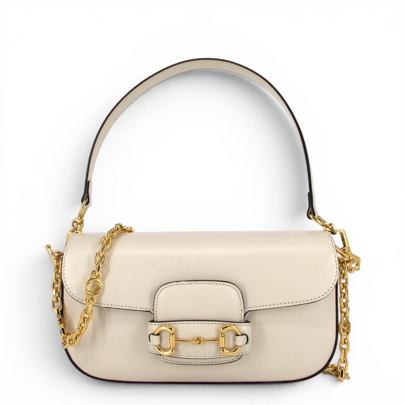 Gucci Borse da donna: Gucci Small Horsebit 1955 crème – Usato da Binningen venduto da Designerlabels