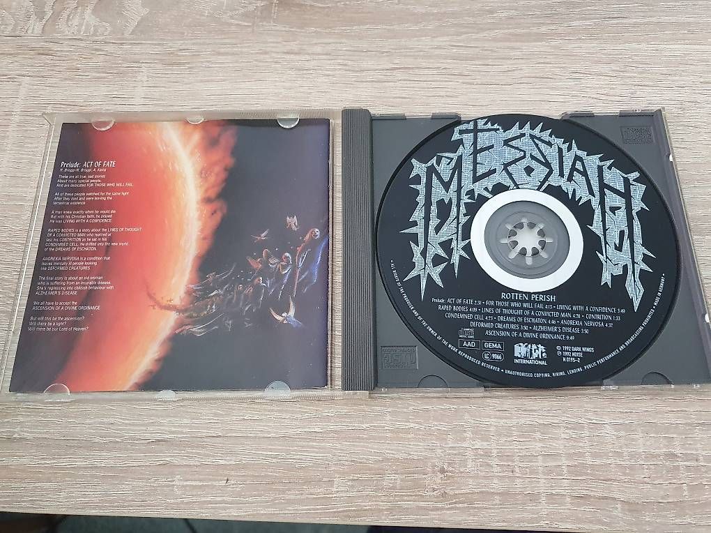 CD: Messiah - Rotten Perish CD – Usato da Alpnach Dorf venduto da simtok77 2