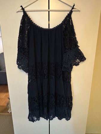 Dunkelblaue längere Bluse von Anouk (M)