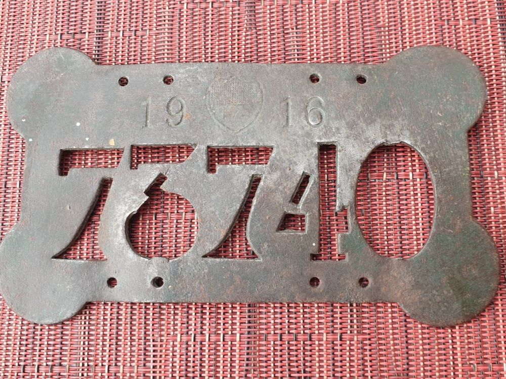 Plaque de vélo vintage - Italia