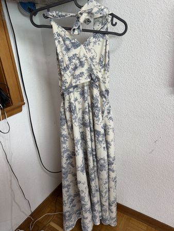 Kleid Sommerkleid Muster Grösse L