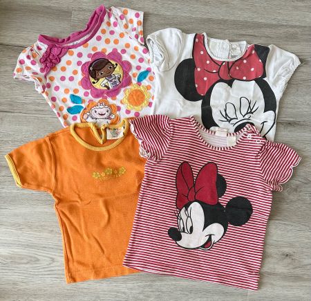 🩷 Gr 86 T-Shirt Set mit 4 Stück