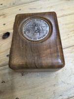 Holzschatulle "Schmiede das Eisen" Vintage Holzbox Deko 