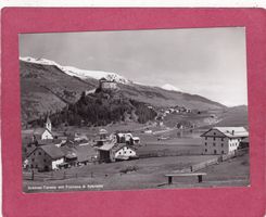 Schloss Tarasp mit Fontana & Sparsels 1955