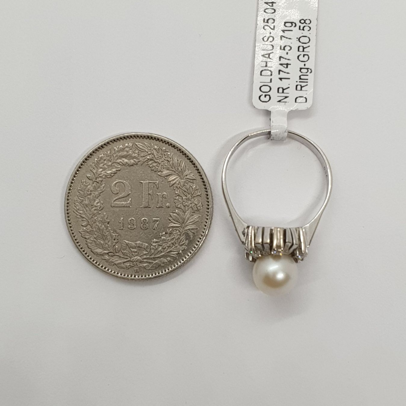Anelli: Echt 18K Gold - Brilliant, S.W.P Ring – Usato da Luzern venduto da Luzern-Goldhaus 5