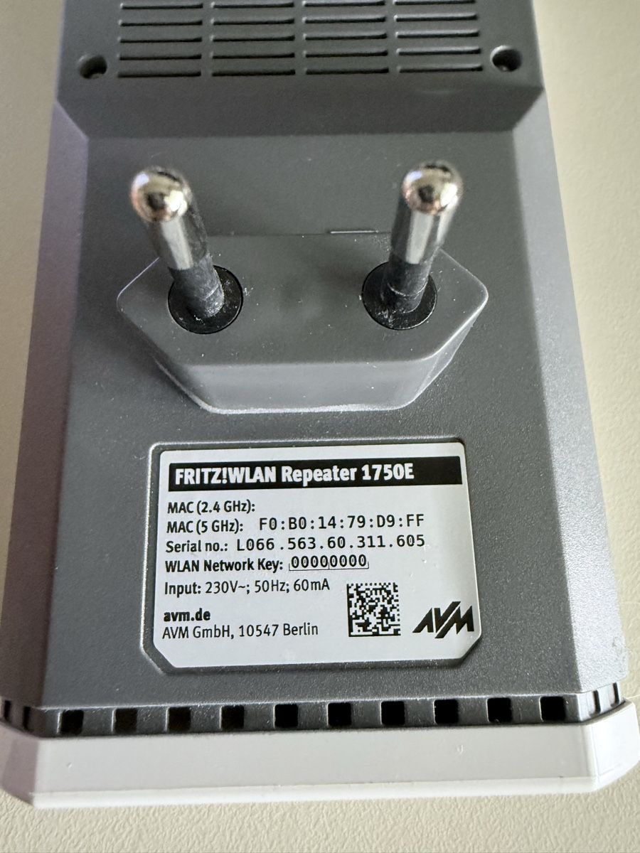 Avm WiFi: Fritz Repeater 1750E – Usato da Schönenwerd venduto da Andmannx 1