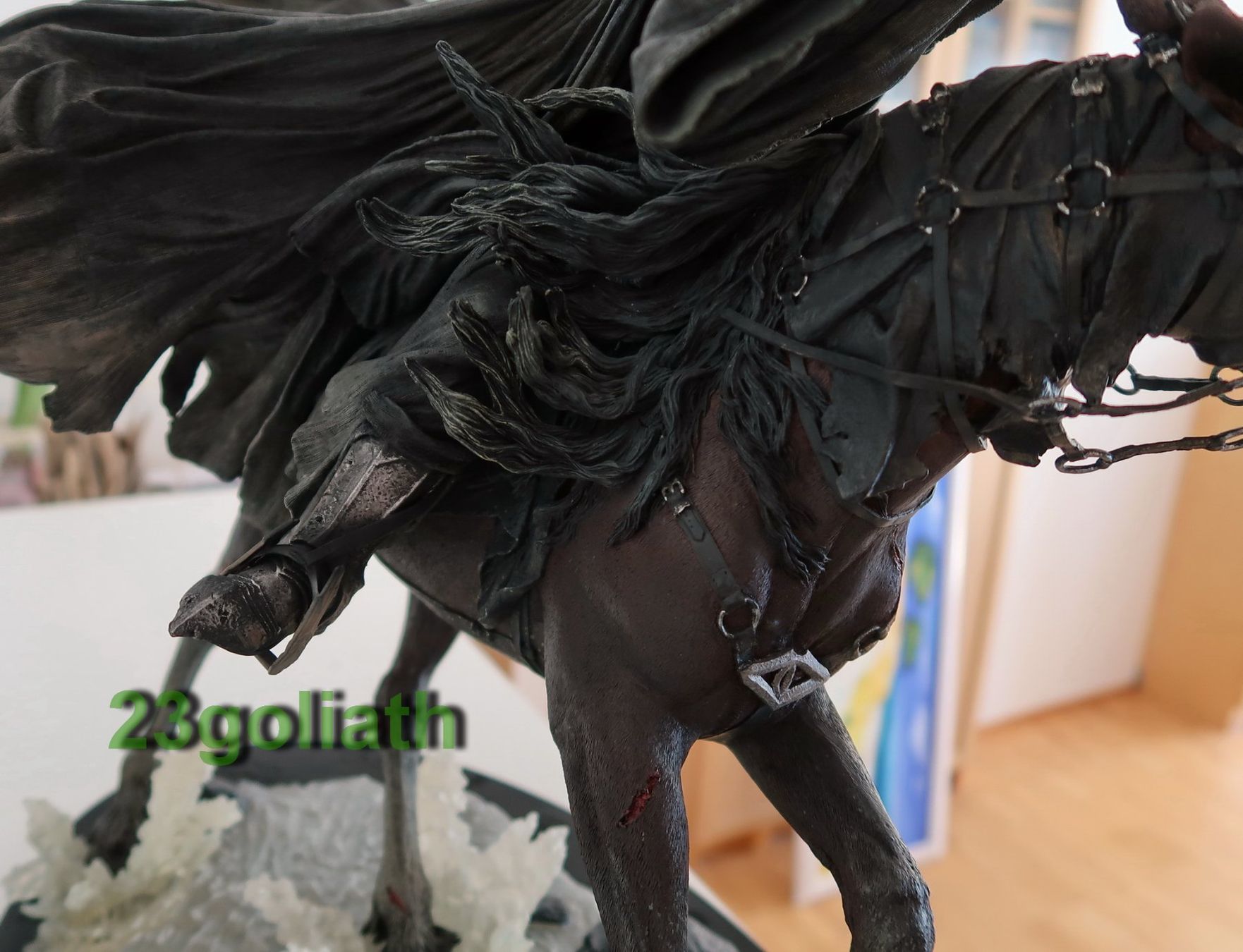 Statuette: Ringwraith At The Ford Statue Weta Workshop - Herr der Ringe – Usato da Flawil venduto da Goliath23 5