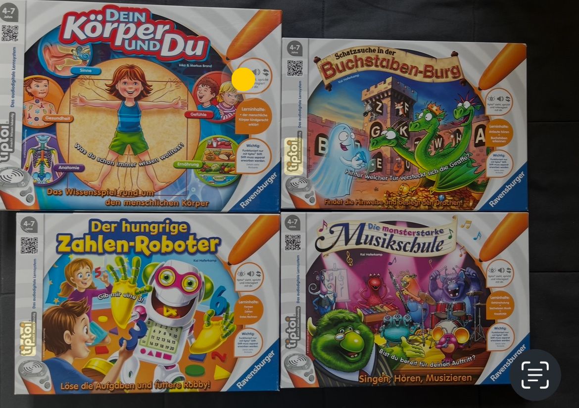 Tiptoi Spiele: 4 Tiptoi Spiele  – Gebraucht aus Aristau von pau_n8cv