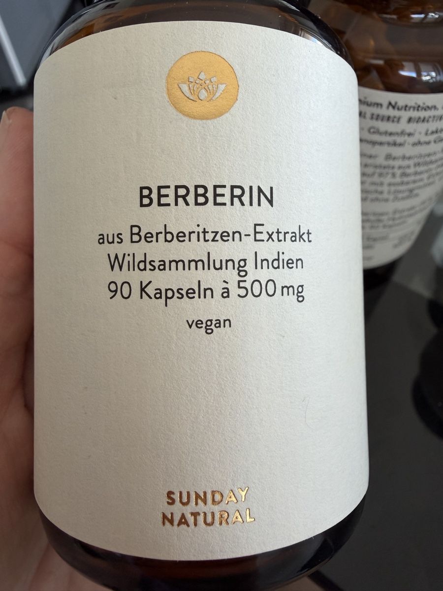 Lebensmittel & Spezialitäten: Berberin Sunday Natural 5x – Neu und originalverpackt aus Wilen b. Wollerau von forsami