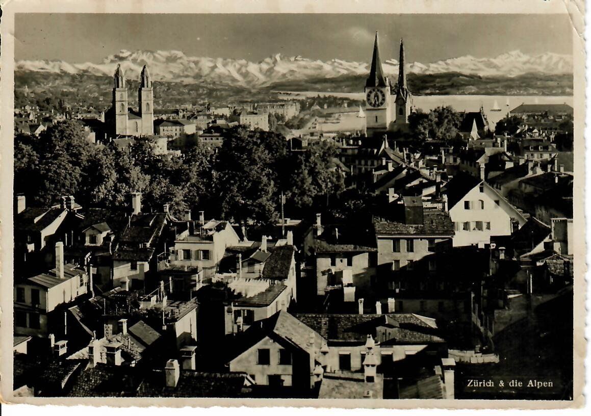 Ansichtskarten: Zürich 1939 – Gebraucht aus Hochdorf von Ziegel-16