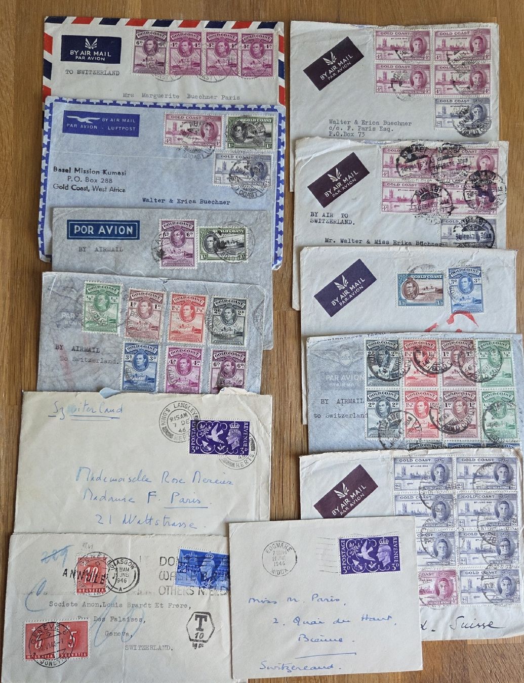 Tous les timbres: Briefpost Ausland über 40 Couvert – D'occasion à Stans par Ducati16 4