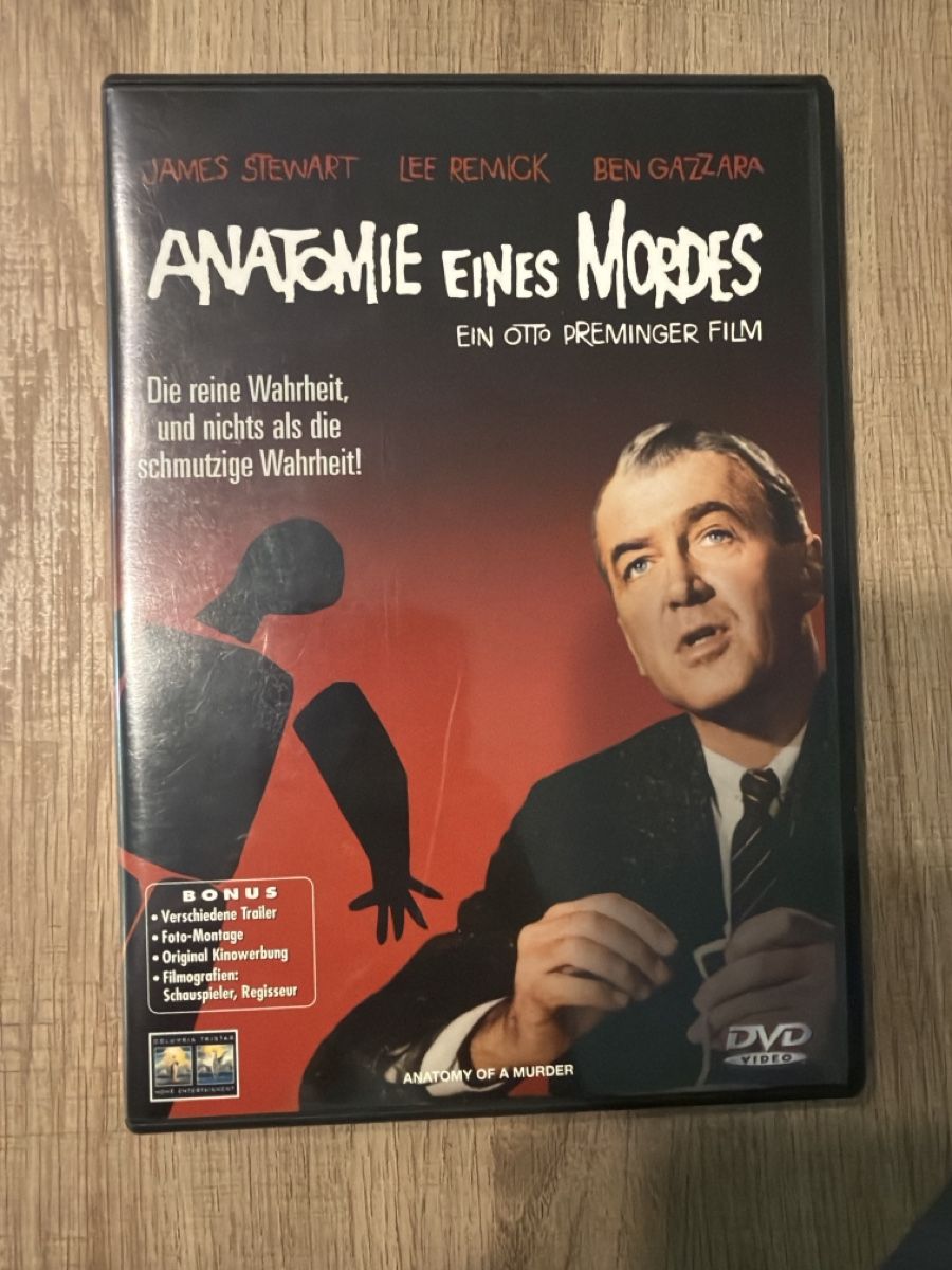 Tutti i DVDs: Anatomie eines Mordes (1959) DVD – Usato da Hagendorn venduto da masterchieff