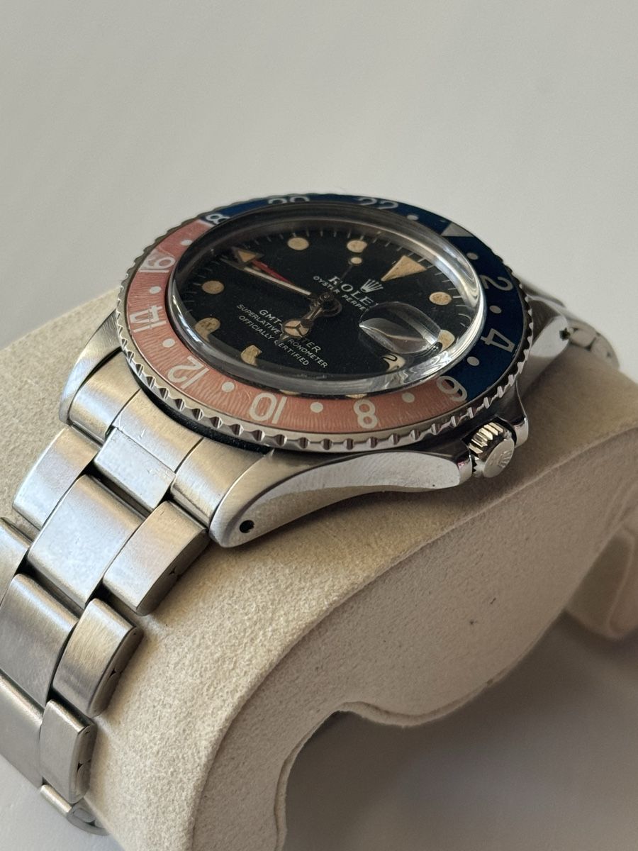 Rolex Orologi: ROLEX GMT-Master Pepsi, Ref. 1675, Long E, Jg. 1968, Fullset – Usato da Dotzigen venduto da 24SevenSwiss 2