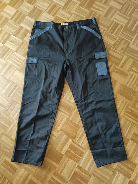Pantaloni: Lehrer Versand Orix Arbeitshose Gr 62 schwarz/grau – Nuovo (secondo la descrizione) da Oberhofen am thunersee venduto da cri_6md2